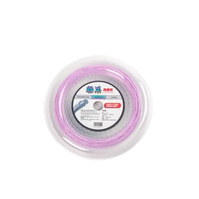 Candy Series Lavender Purple Nylon Durable Badminton Racket String 200m Length With 0.78mm Diameter Bouncing Stand Type